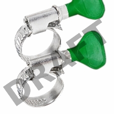 Хомут червячный 40-60-0,7 мм, с ключом W (упак. 25 шт)  REXANT