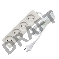 Удлинитель 4х10м без заземл. 10А IP20 2.2кВт Союз 481S-1410