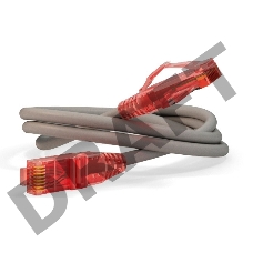 Патч-корд Hyperline UTP, Cat.5e, LSZH, 1.5 м, серый