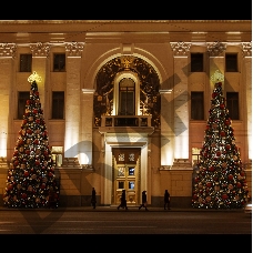 Елочная фигура Шар 20 см, цвет красный матовый