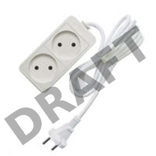 Удлинитель 2х7м без заземл. 10А IP20 2.2кВт Союз 481S-1207