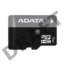 Флеш карта microSDHC 32GB ADATA  UHS-1 CL10 (AUSDH32GUICL10-RA1) + SD adaptor