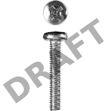 Винт DIN 7985, M6 x 30 мм, 5 кг, кл. пр. 4.8, оцинкованный, ЗУБР