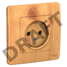 Розетка СП BLANCA 16А 250В без шторок без заземл. ясень SchE BLNRS000015