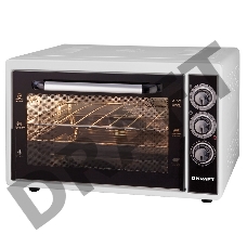 Мини-печь KRAFT KF-MO3801W / Объем 38л. Макс.температура 320 °С. Таймер отключения 90 мин.