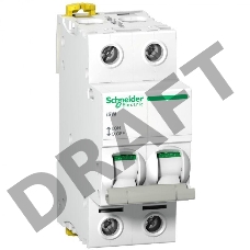 Выключатель нагрузки iSW 2п 40А SchE A9S65240