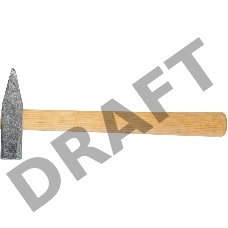 Молоток слесарный НИЗ 400 г с деревянной рукояткой