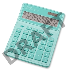 Калькулятор бухгалтерский Citizen SDC-444XRGNE бирюзовый 12-разр.