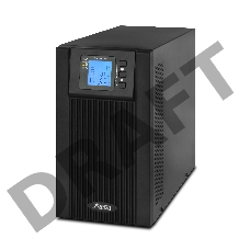 Источник бесперебойного питания Powerman Online 3000 Plus Black external battery pack (not included)(БЕЗ БАТАРЕИ)