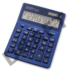 Калькулятор бухгалтерский Citizen SDC-444XRNVE темно-синий 12-разр.