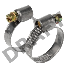 Хомут червячный 16-27-0,7 мм, (упак. 50 шт)  REXANT