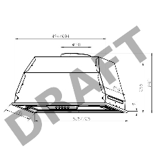 Вытяжка встраиваемая Lex GS Bloc P 600 белый управление: кнопочное (1 мотор)