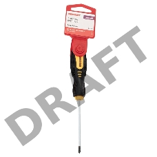 Отвертка крестовая PH 0х75 мм, двухкомпонентная рукоятка REXANT