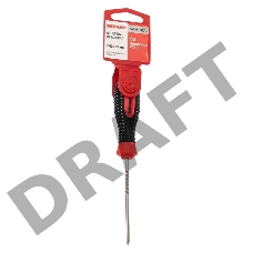 Отвертка крестовая PH 0х75 мм, трехкомпонентная рукоятка, сталь S2 REXANT