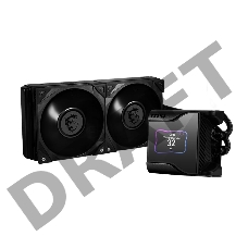 Водяное охлаждение для процессора MSI MEG CORELIQUID S280 2X SILENT GALE 140MM FAN,SILENT GALE P14,IPS LC (858230)
