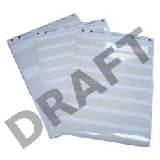 Маркер самоклеющийся LAN (LAN-MOL-14x9-WH) А4. 14х9. на розетки.  белый. 336 шт/л.