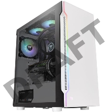 Корпус Thermaltake H200 TG Snow RGB белый без БП ATX 1x120mm 2xUSB3.0 audio bott PSU