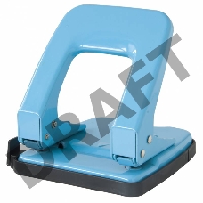 Дырокол Deli E0138 макс.:35лист. металл ассорти отв.:2 с линейкой