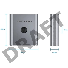Переключатель - разветвитель Vention HDMI v2.0 двунаправленный 2x1/1x2 (AFUH0)