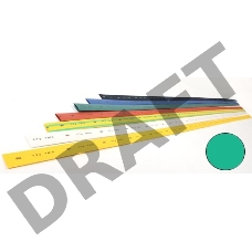 Термоусадочная трубка IEK ТТУ 5/2,5 зеленая 1 м