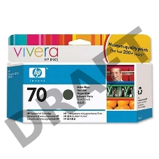 Картридж струйный HP №70 C9448A черный матовый для HP DJ Z2100/Z3100 (130мл)