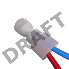 Концевая изолированная заглушка КИЗ-1, ø 2,8 мм (1,0-2,5 мм²) REXANT