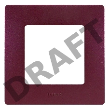 ETIKA Рамка 1пост цвет сливовый ETIKA Рамка 1пост цвет сливовый