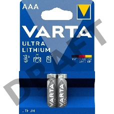Элемент питания VARTA LITHIUM/ULTRA LITHIUIM AAA  бл. 2