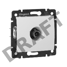 Розетка TV Valena звезда 1,5Дб 2400МГц (белая)