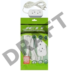 Удлинитель ДЖЕТТ РС-2 без з/м, 2р*7м ( провод ПВС 2х0,75 ) 155-107