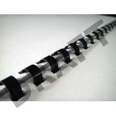 Пружины для переплета пластиковые Fellowes FS-53489 28мм черный 50 шт.