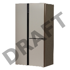 Холодильник Hyundai CS5073FV шампань (трехкамерный)