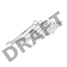 Набор ключей комбинированных REXANT (8-19 мм), 8 шт., CrV, зеркальное хромирование