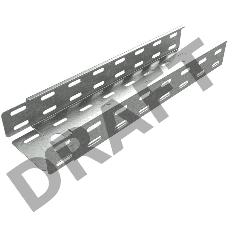 Лоток листовой перфорированный 150х50 L3000 сталь 0.55мм LP50х150х0.55 