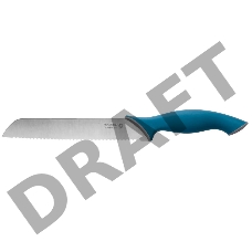 Нож LEGIONER ″ITALICA″ хлебный, эргономичная рукоятка, лезвие из нержавеющей стали, 200мм