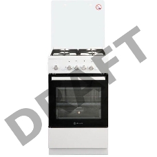 Газовая плита De Luxe 5040.32г (кр) чр белый