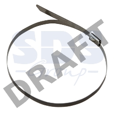 Хомут-стяжка стальная REXANT 250x4,6 мм, упаковка 10 шт.