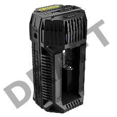 Автомобильное зар./устр. Nitecore V2 2A черный (17179)