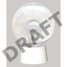 Светильник ЖКХ 04 1х60Вт E27 IP20 энергосбер. с фото-акуст. датчик мат. Аргос 155.60.2.20-2.5.1