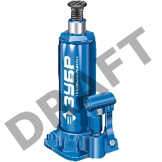 Домкрат ЗУБР 43060-6-K_z01  гидравлический бутылочный t50 6т 215-415мм в кейсе профессионал