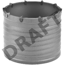 Коронка ЗУБР 29300-125 буровая, конусная посадка, без оснастки, d=125мм, L=100мм