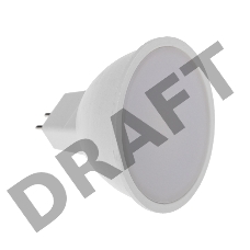 Лампа светодиодная REXANT Рефлектор MR16 9,5 Вт 808 Лм GU5.3 AC/DC 12 В 2700 K теплый свет, низковольтная