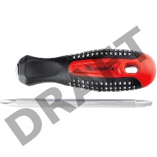 Отвертка MATRIX 11451  комбинированная fusion sl6.0 / ph2мм crv 3-х компонентная рукоятка anti slip