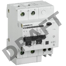 Диф.автомат Iek MAD15-2-016-C-030 АД12 2Р 16А 30мА GENERICA
