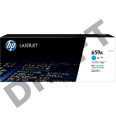 Тонер-картридж HP 659A W2011A голубой для HP LJ M856/M776 (13000стр.)