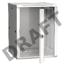 Шкаф ITK LINEA W 15U 600x600 мм дверь стекло, RAL7035