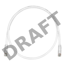 Патч-корд Panduit UTPSPL7MY UTP вилка RJ-45-вилка RJ-45 кат.6 7м белый LSZH