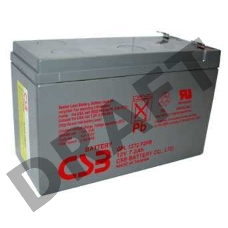 Батарея CSB GPL 1272 (12V, 7Ah F2) с увеличенным сроком службы