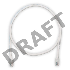 Кабель Патч-корд Panduit UTPCH1.5MY вилка RJ-45-вилка RJ-45 кат.5е 1.5м белый ПВХ