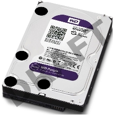 Жесткий диск Western Digital SATA-III 4Tb WD40PURZ Video Purple (5400rpm) 64Mb 3.5
